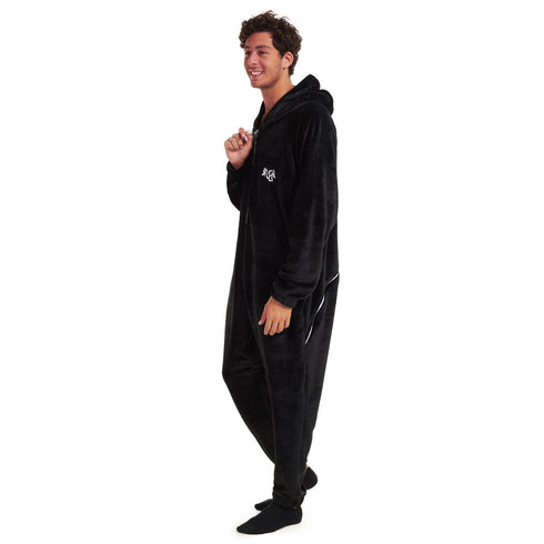 Snuggs Blanket Onesie Black